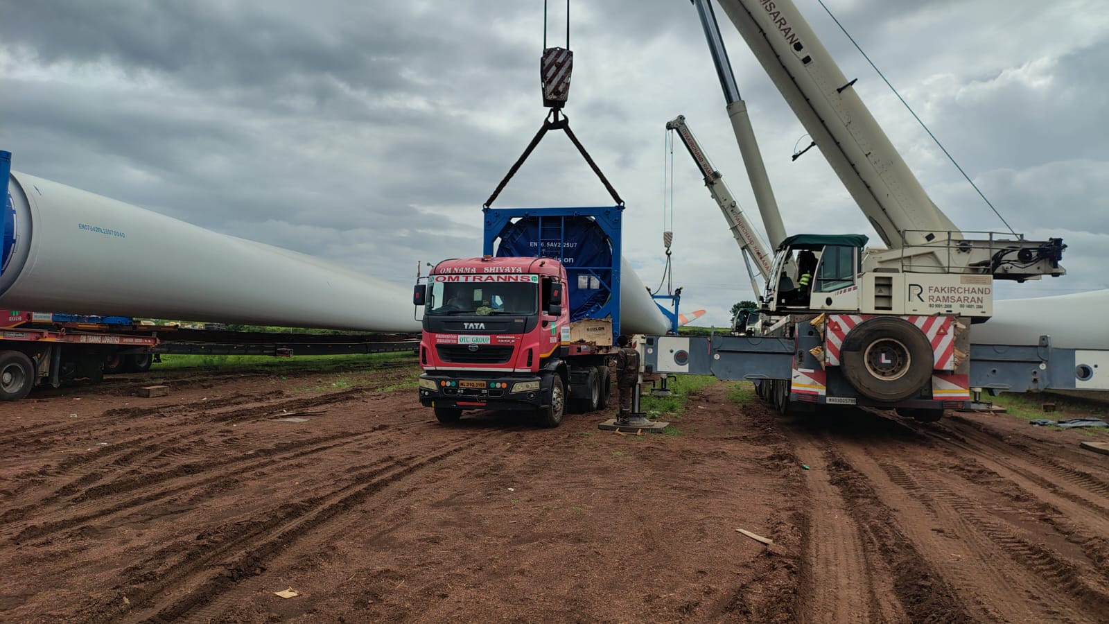 Heavy industrial component transportation